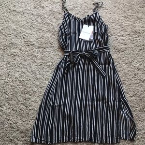 Who What Wear Striped Slip Dress- NWT